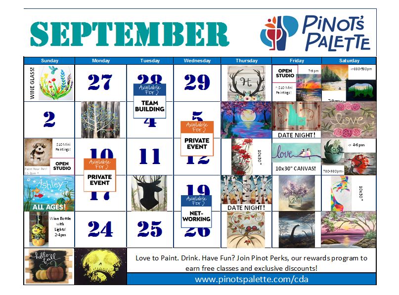 September Calendar is Up!